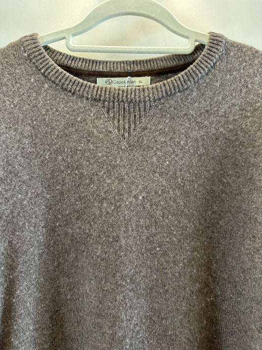 60% wool Cape Union brown jersey (XL)