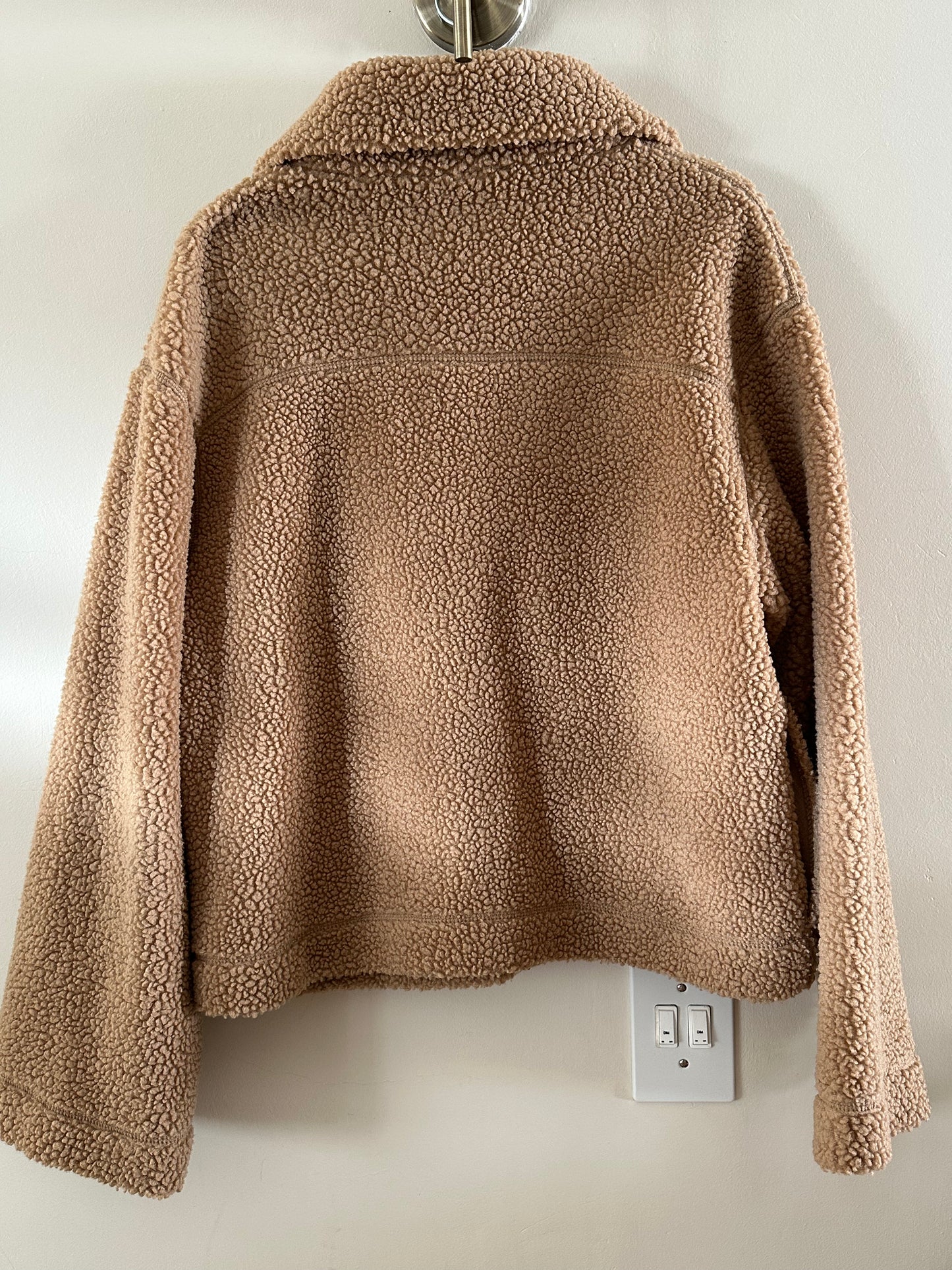 Tan H&M sherpa jacket (medium)