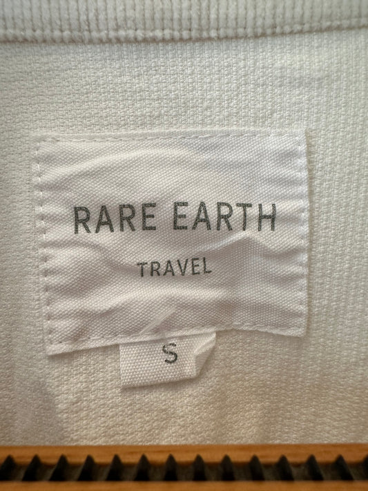 Rare Earth cream corduroy shacket (small)