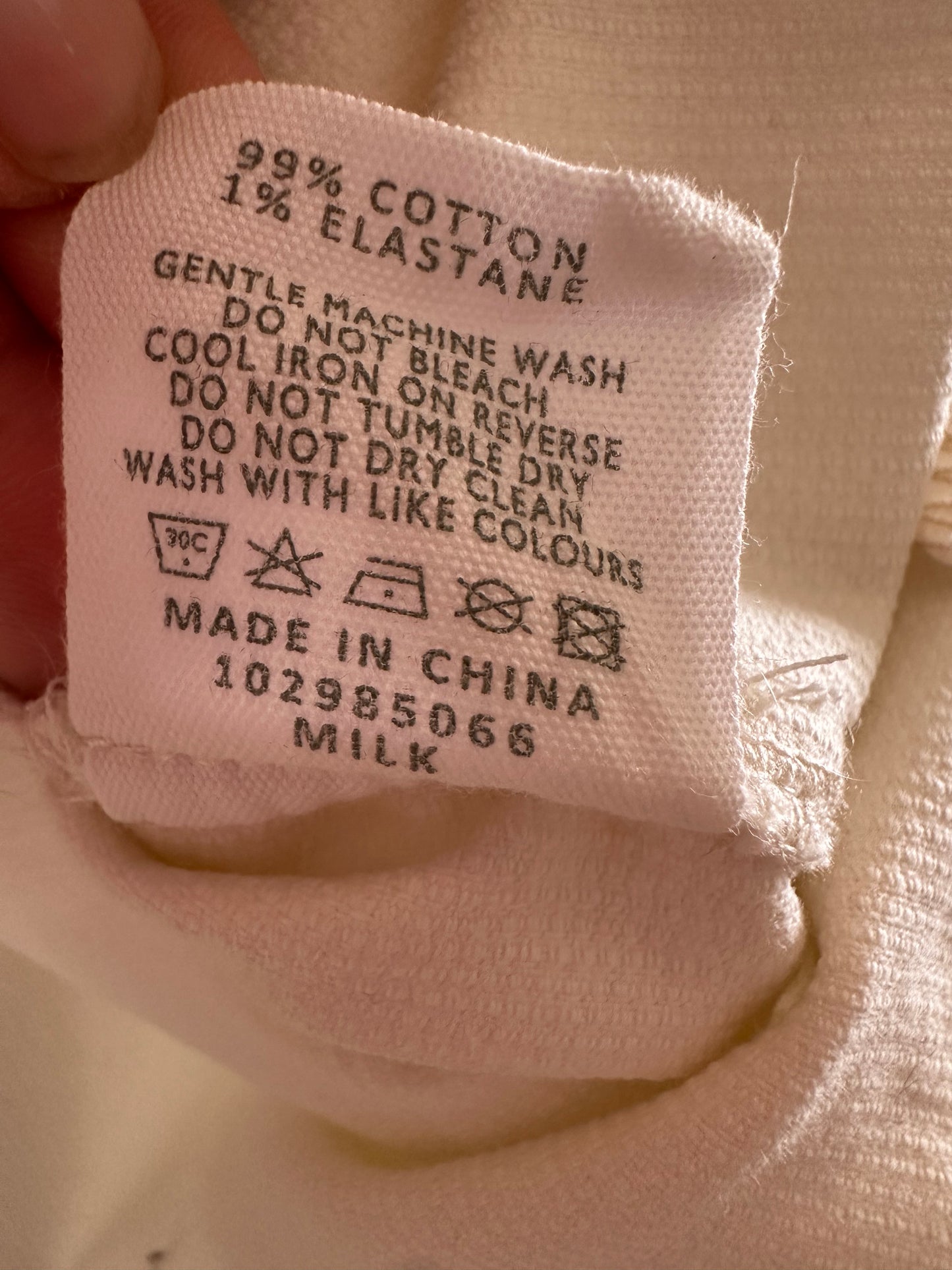Rare Earth cream corduroy shacket (small)