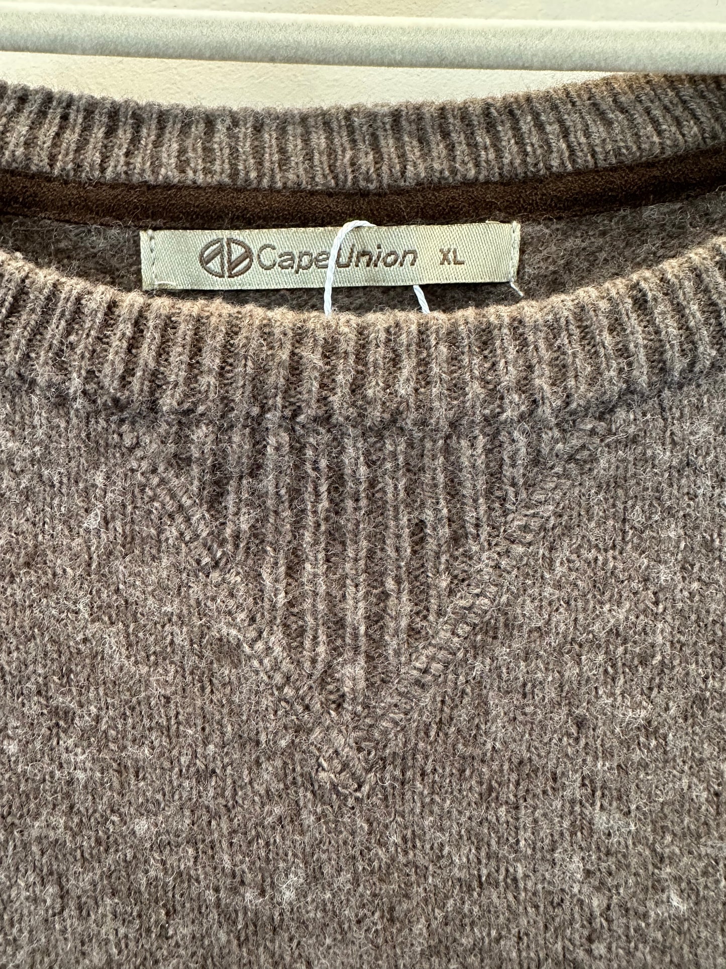 60% wool Cape Union brown jersey (XL)