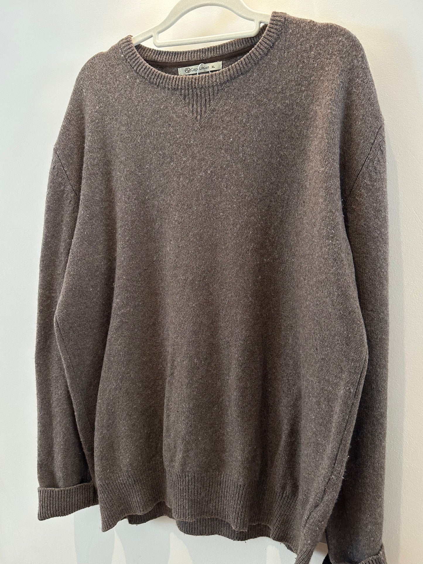 60% wool Cape Union brown jersey (XL)