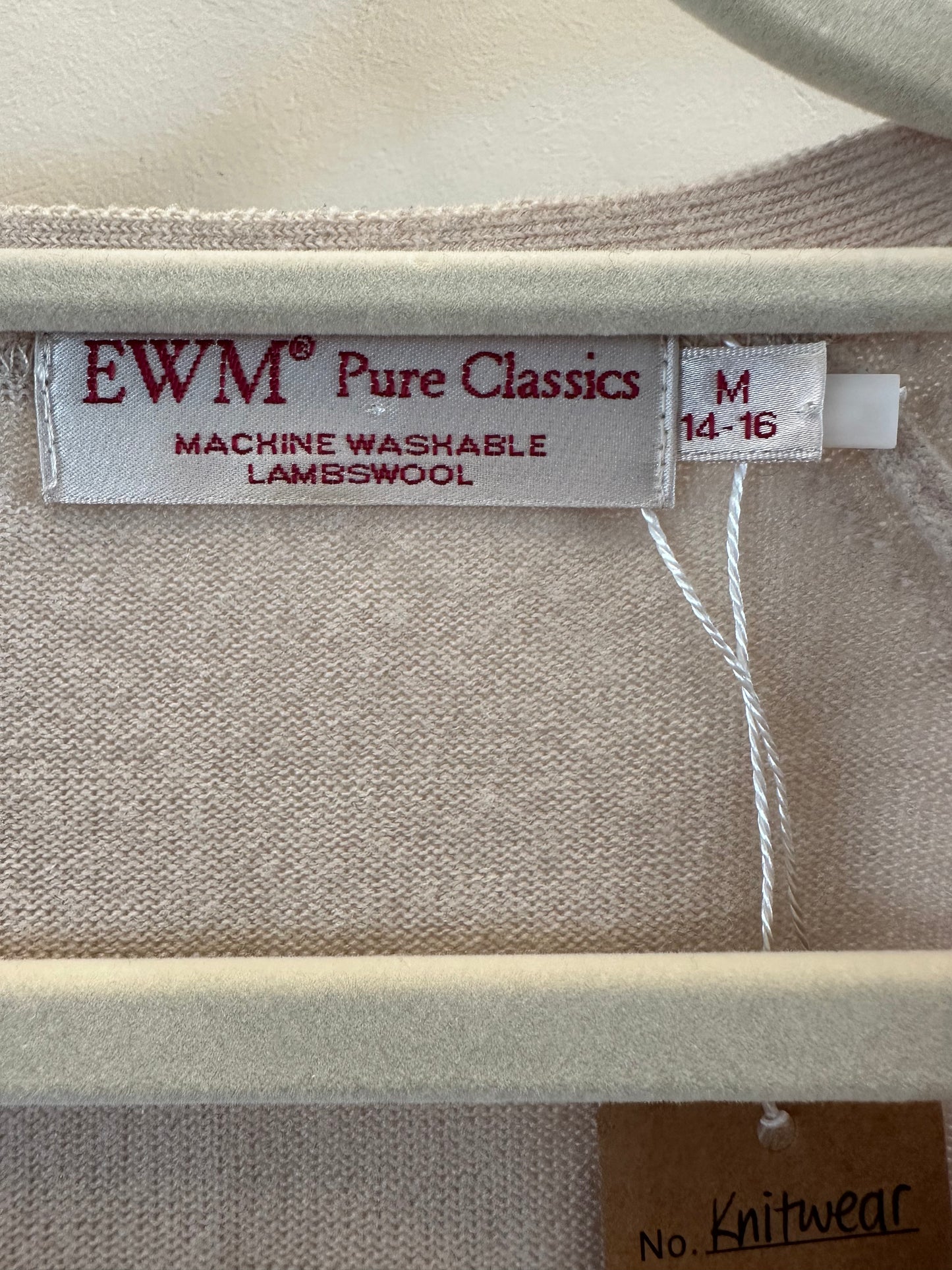 Cream lambs wool cardigan (medium)