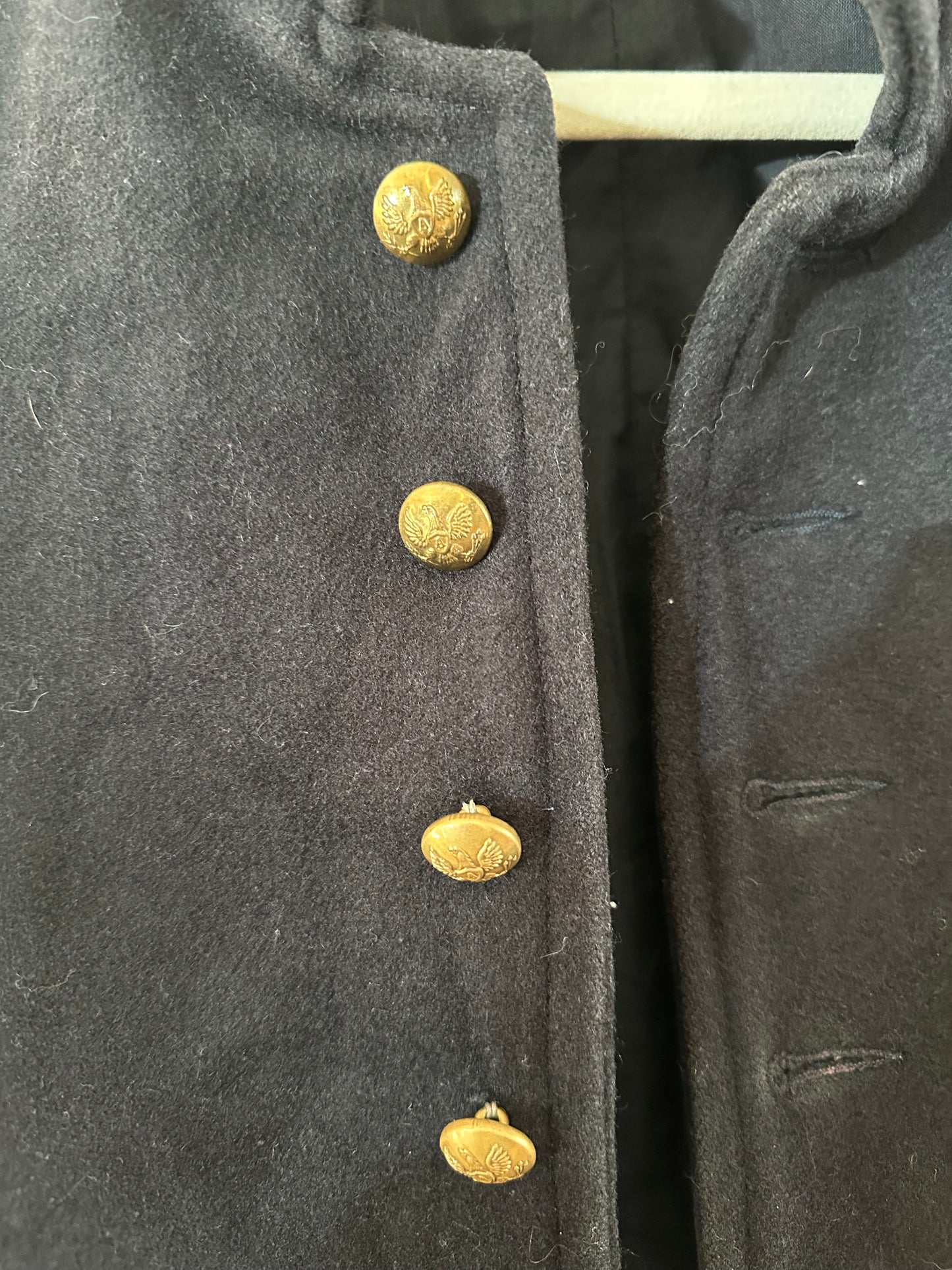 Black waistcoat with gold buttons (medium)
