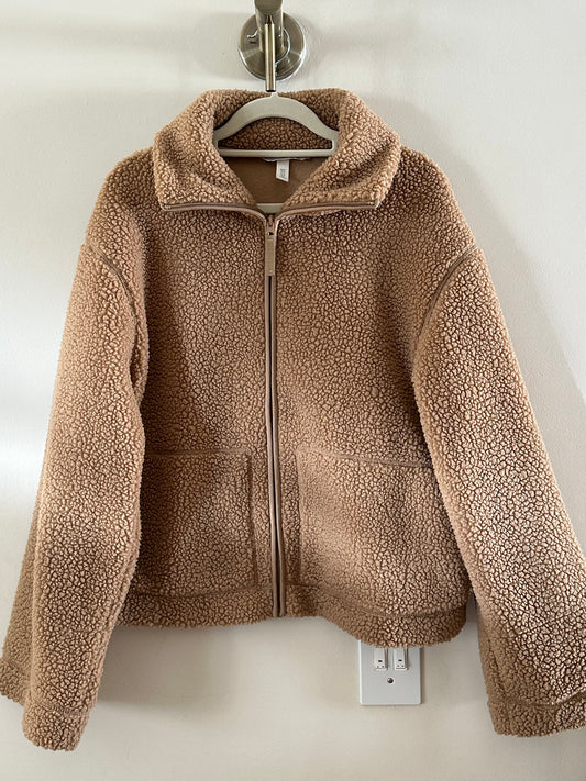 Tan H&M sherpa jacket (medium)