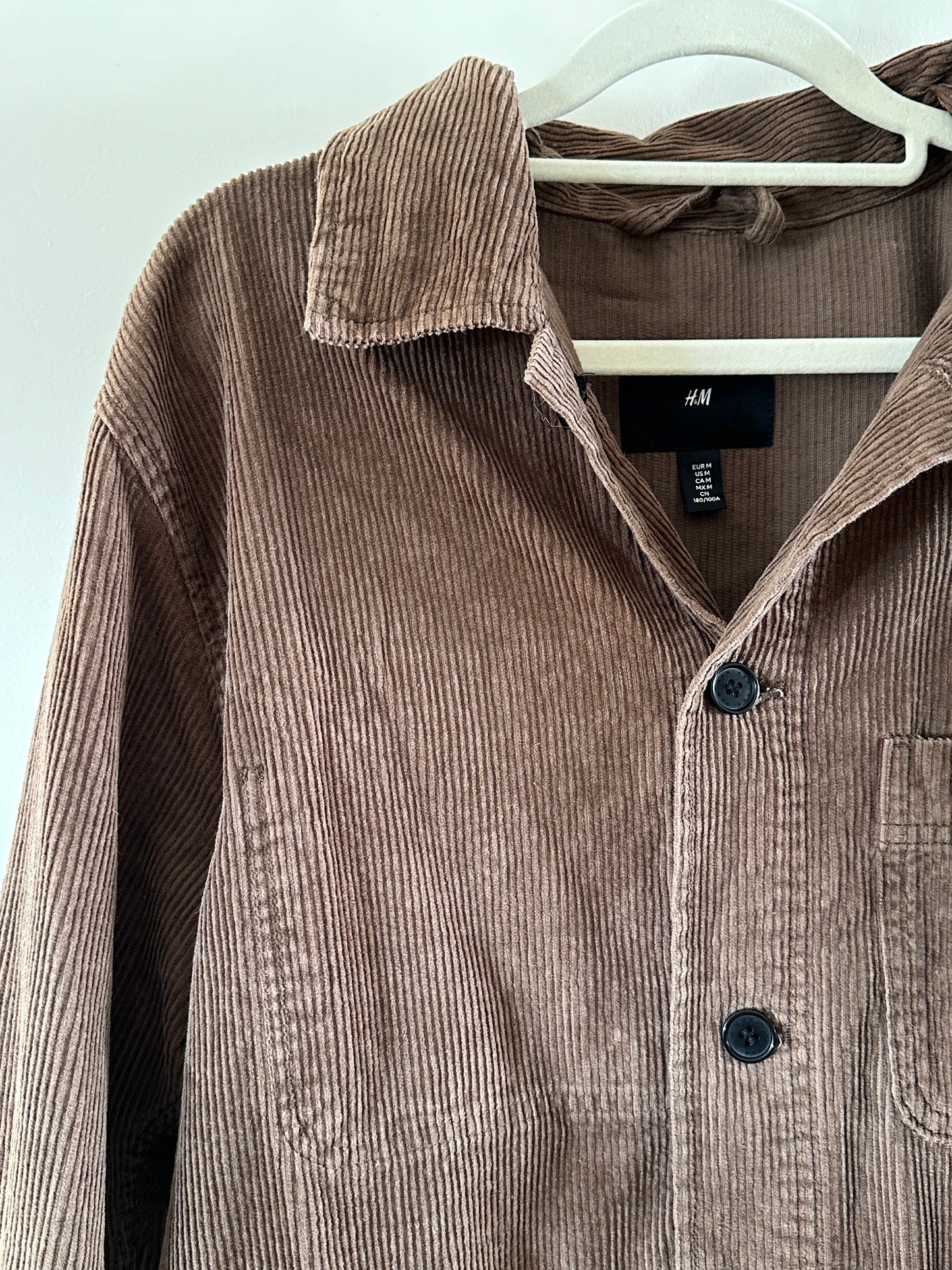 Brown H&M corduroy jacket (medium)