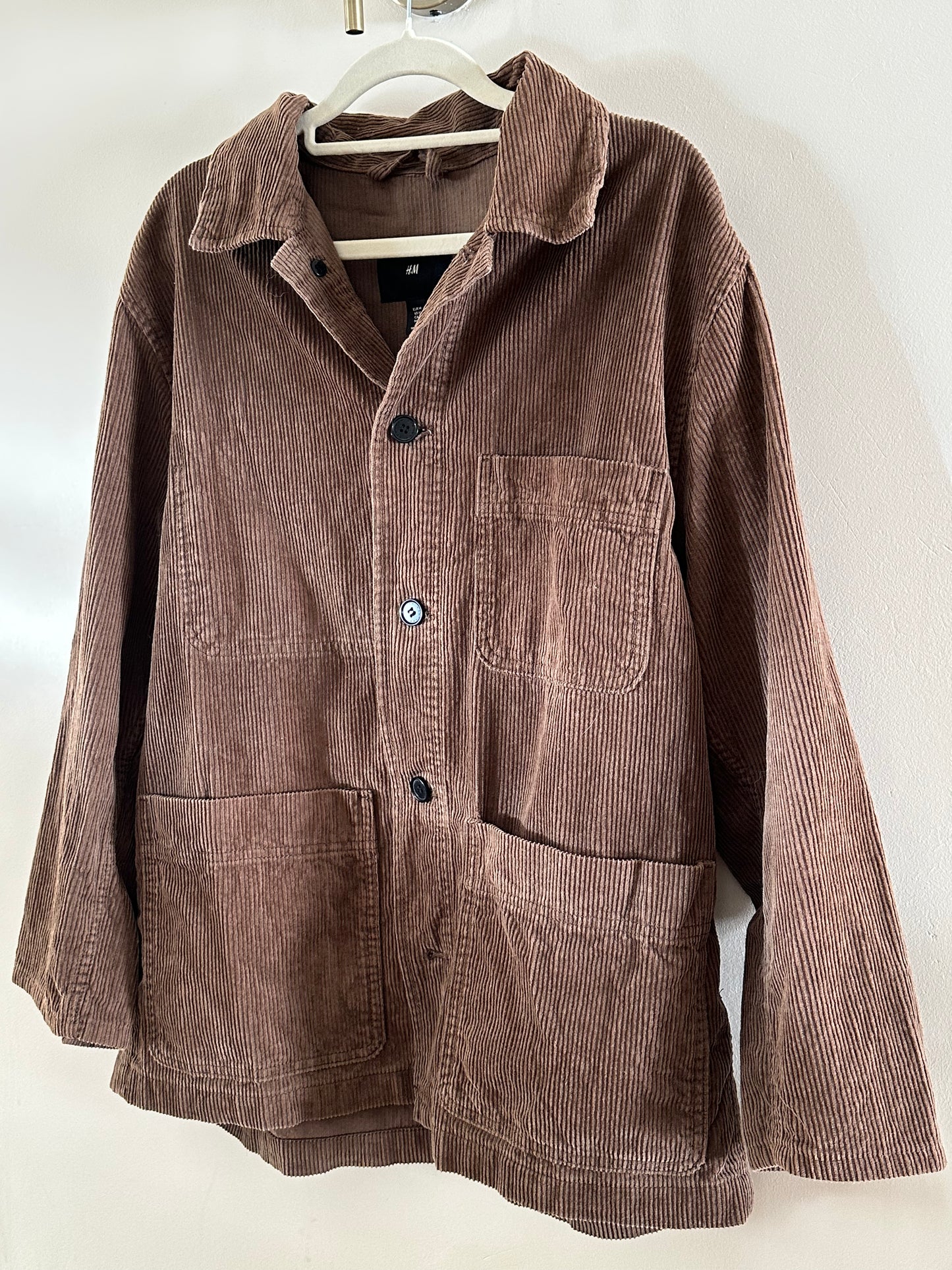 Brown H&M corduroy jacket (medium)