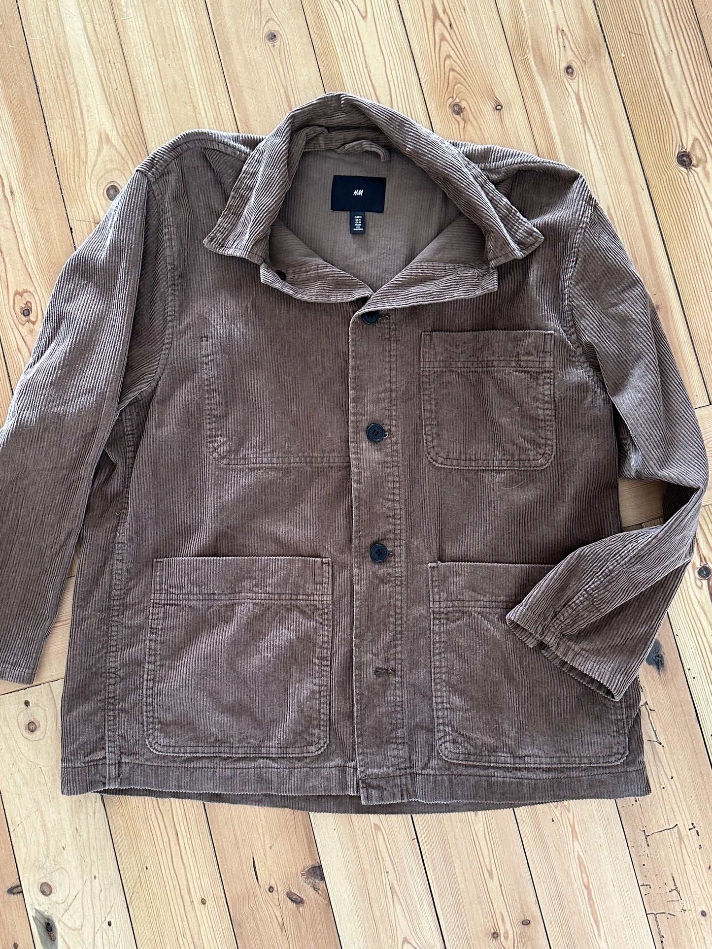 Brown H&M corduroy jacket (medium)
