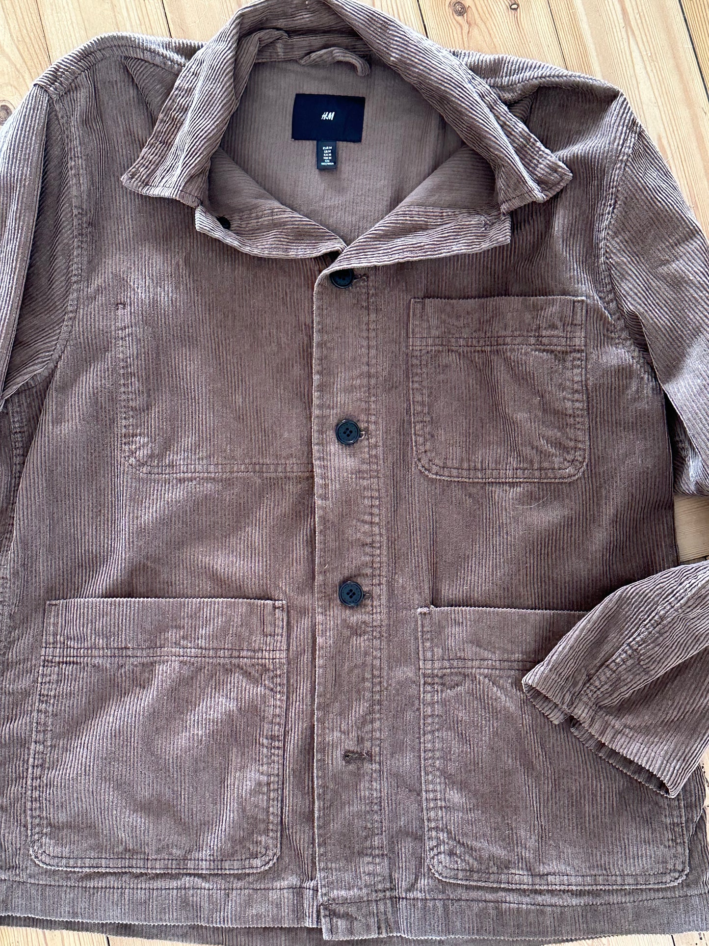 Brown H&M corduroy jacket (medium)