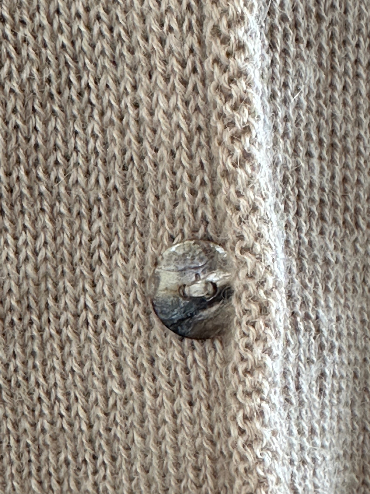 Tan Alpaca wool cardigan (medium)