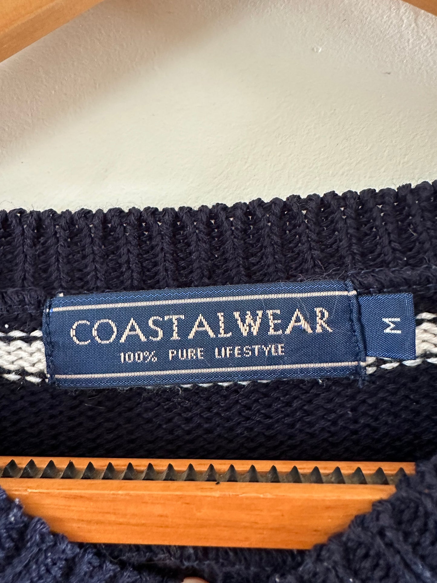 Navy and white striped jersey (medium)