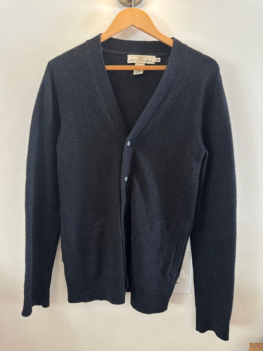 80% wool grey cardigan (XS)