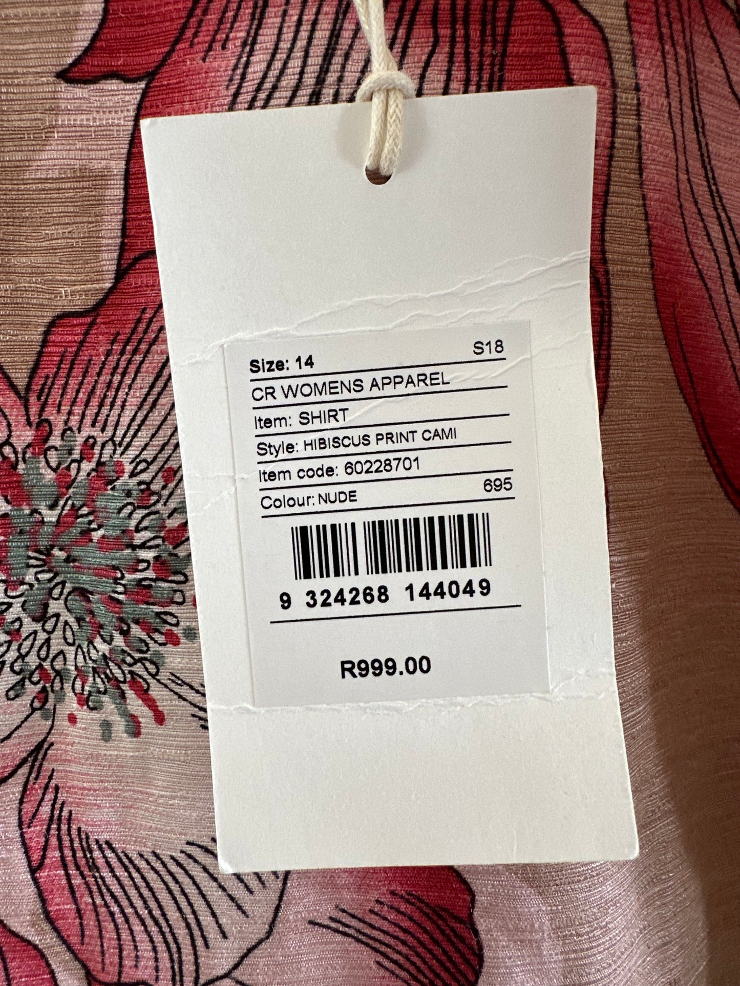 Country Road linen and silk cami (size 14)