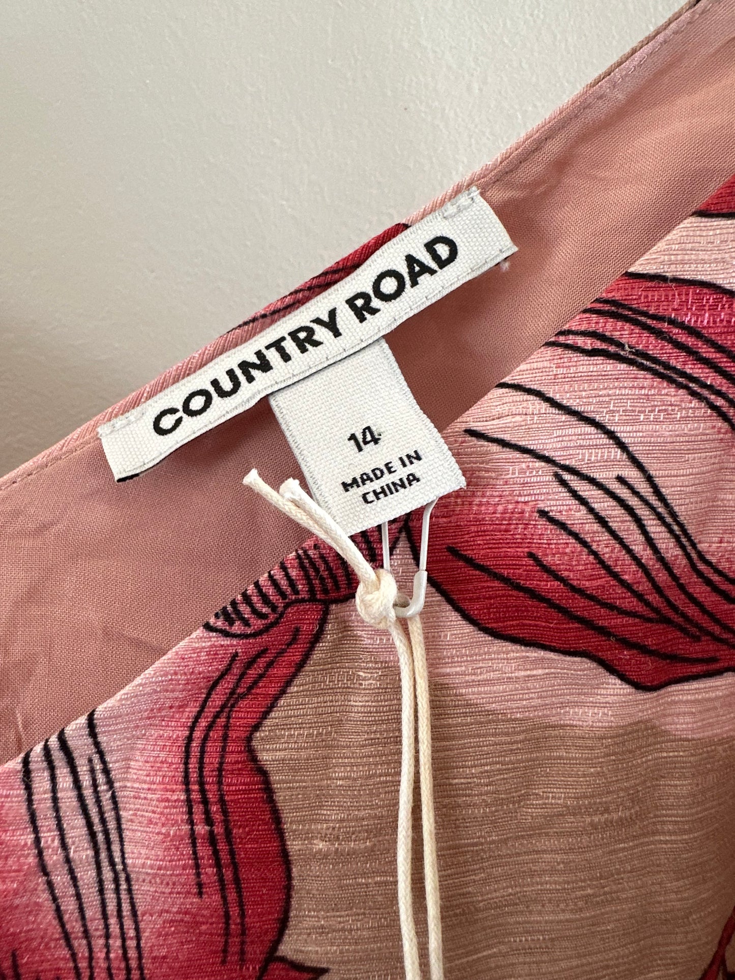 Country Road linen and silk cami (size 14)