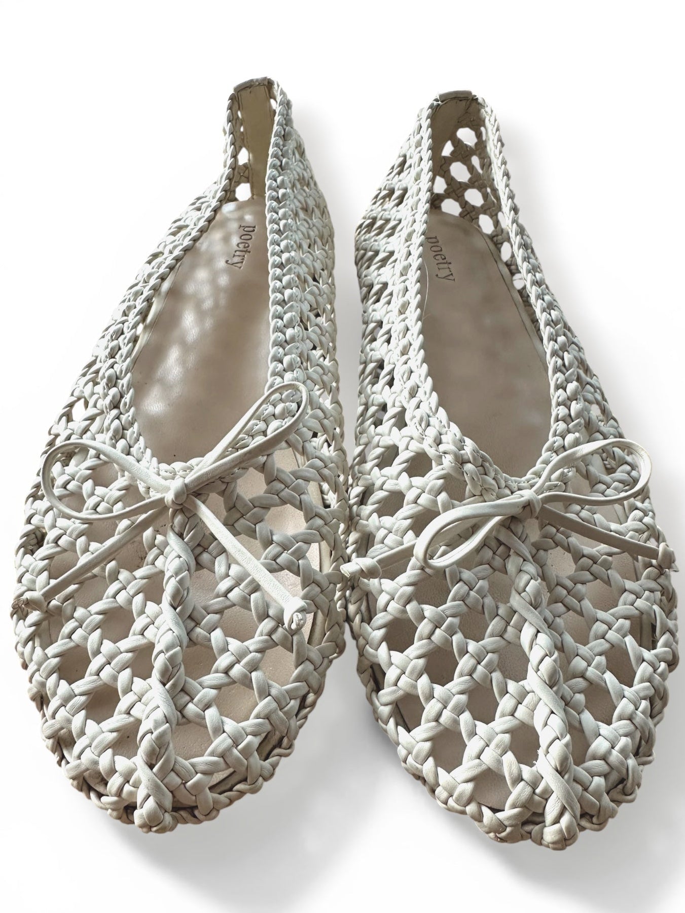 Poetry braided flats (size 5)