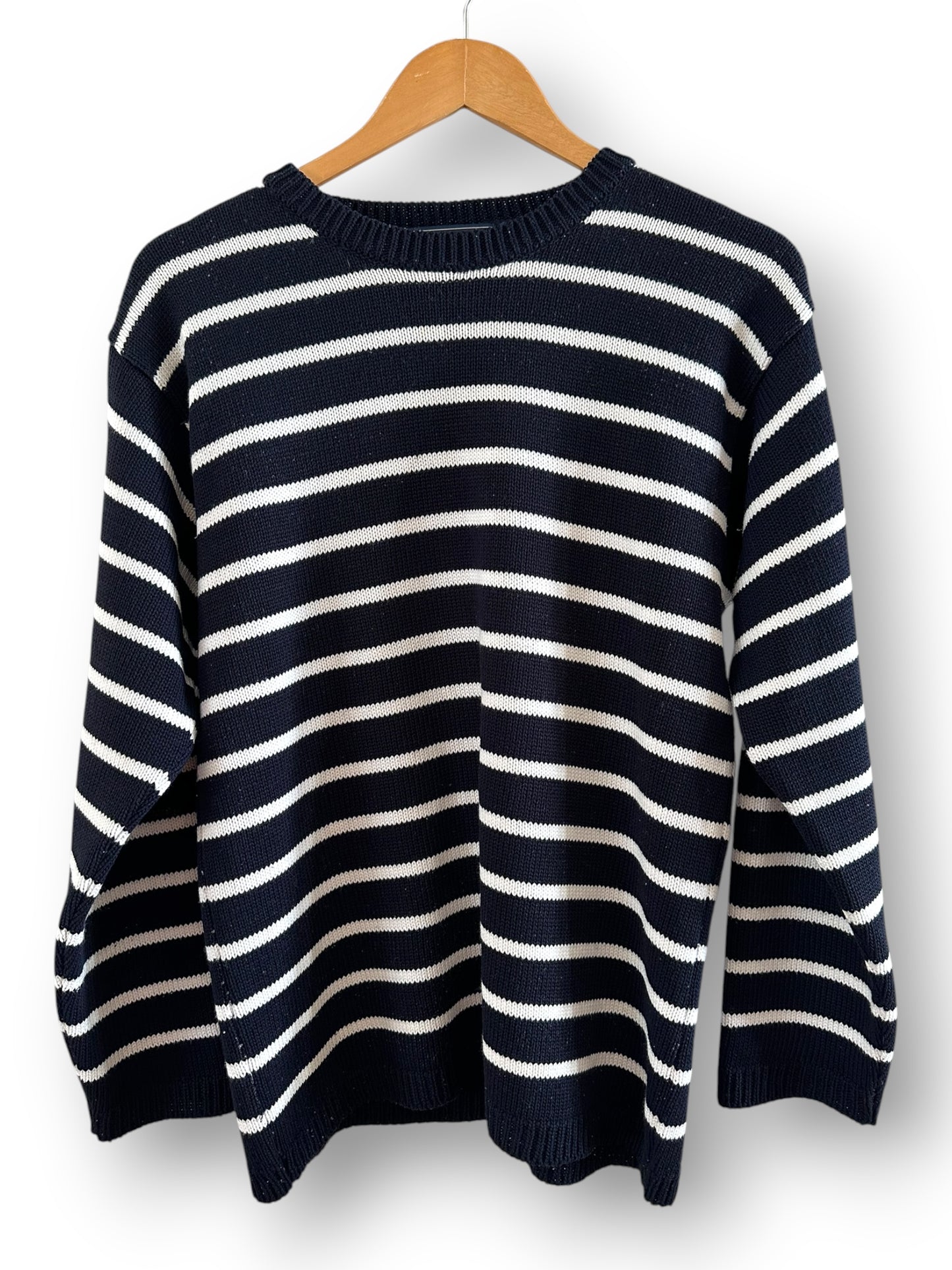 Navy and white striped jersey (medium)