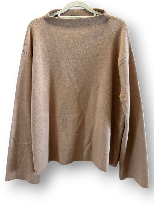 Mango funnel neck beige jersey (large)