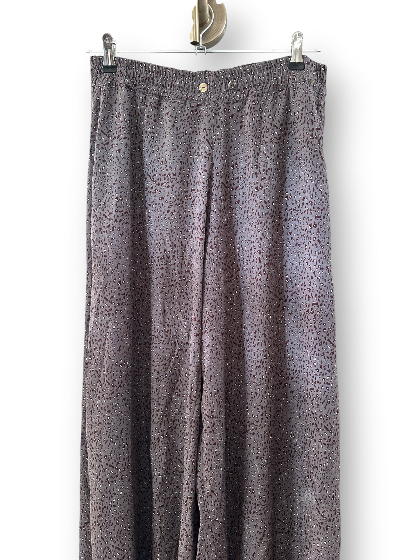 Desray grey animal print pants (size 36)