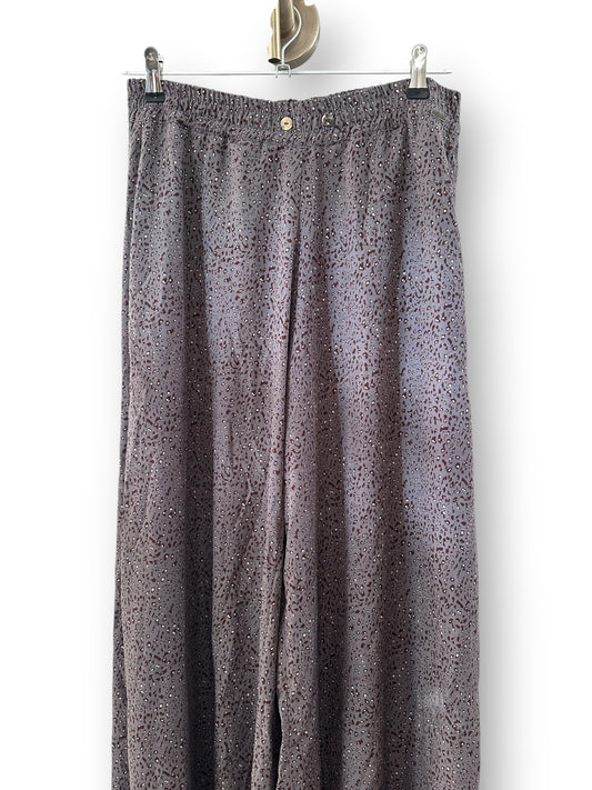 Desray grey animal print pants (size 36)