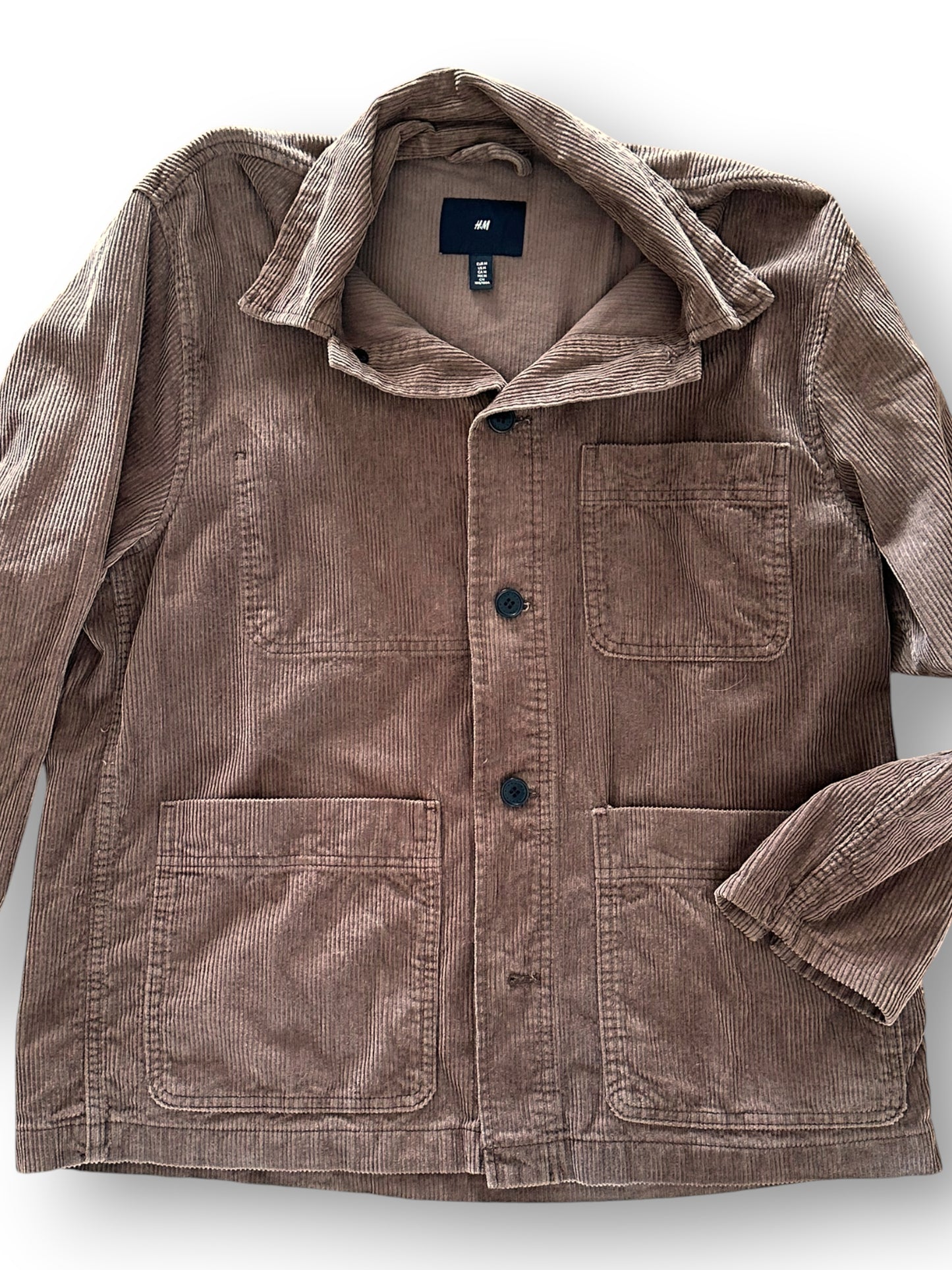 Brown H&M corduroy jacket (medium)